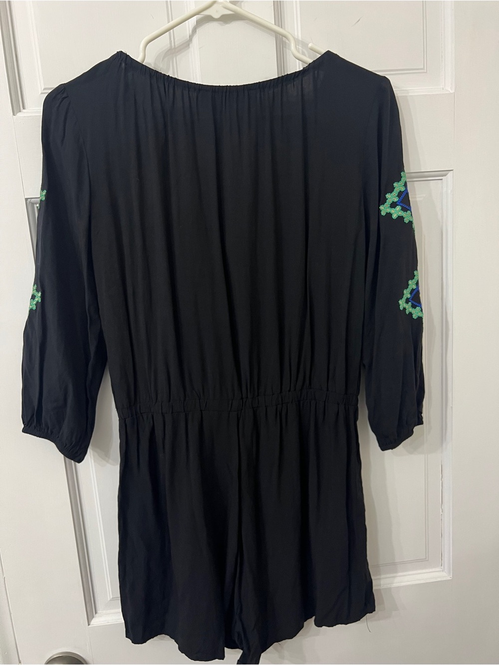 Blue Roses Romper - Picture 2 of 3